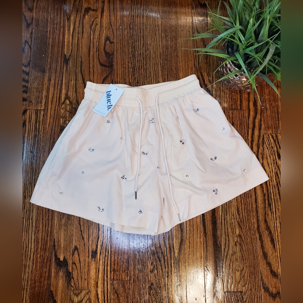 Blue B. Shorts With Rhinestones - Picture 6 of 12